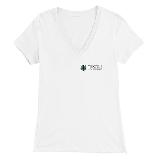 Textile Apartments - Premium Womens V-Neck T-shirt