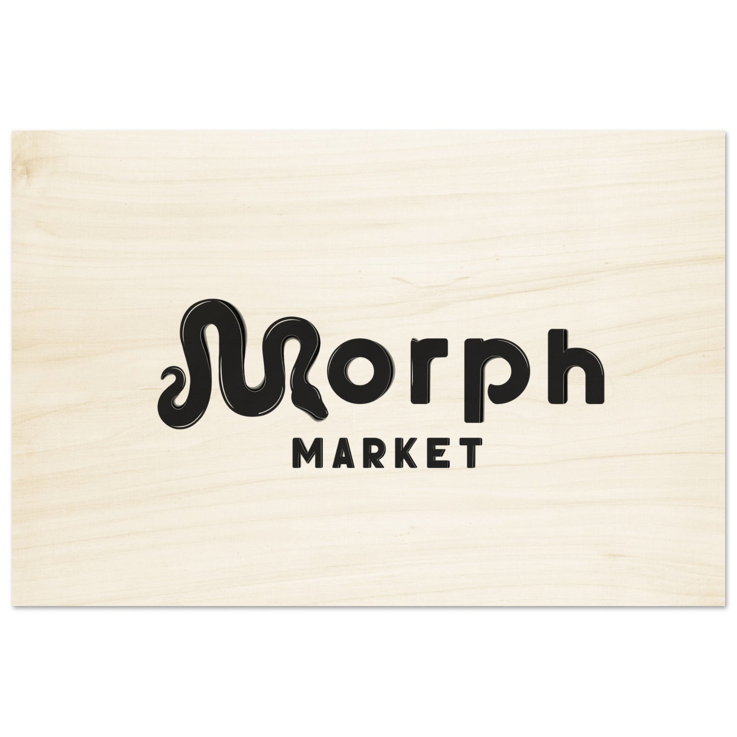 Morph Market (Dark) - Wood Prints