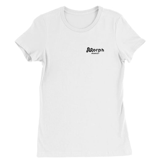 Morph Market (Dark Circles) - Premium Womens Crewneck T-shirt