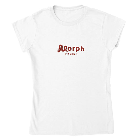 Morph Market (Red) - Classic Womens Crewneck T-shirt