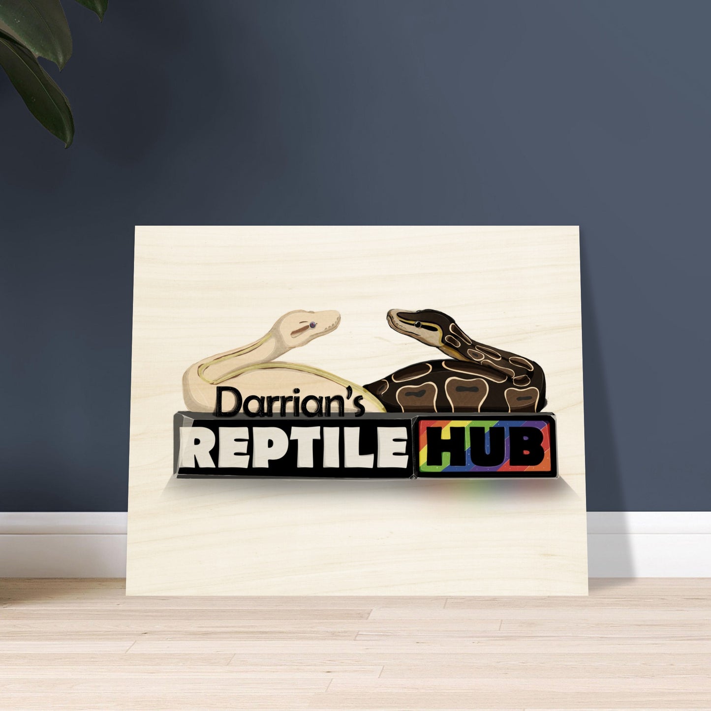 Darrian's Reptile Hub - Wood Prints