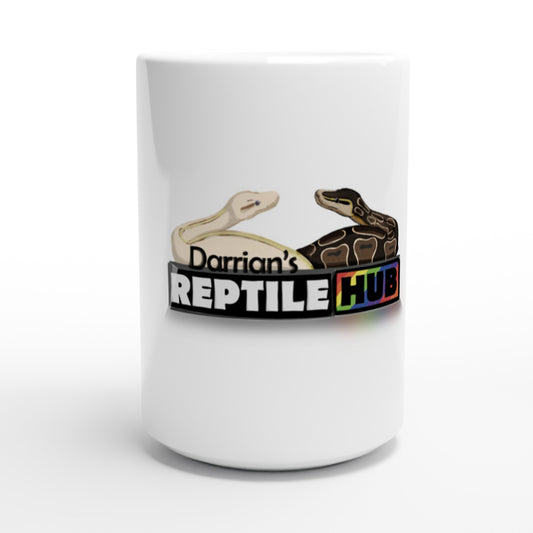Darrian's Reptile Hub - White 15oz Ceramic Mug