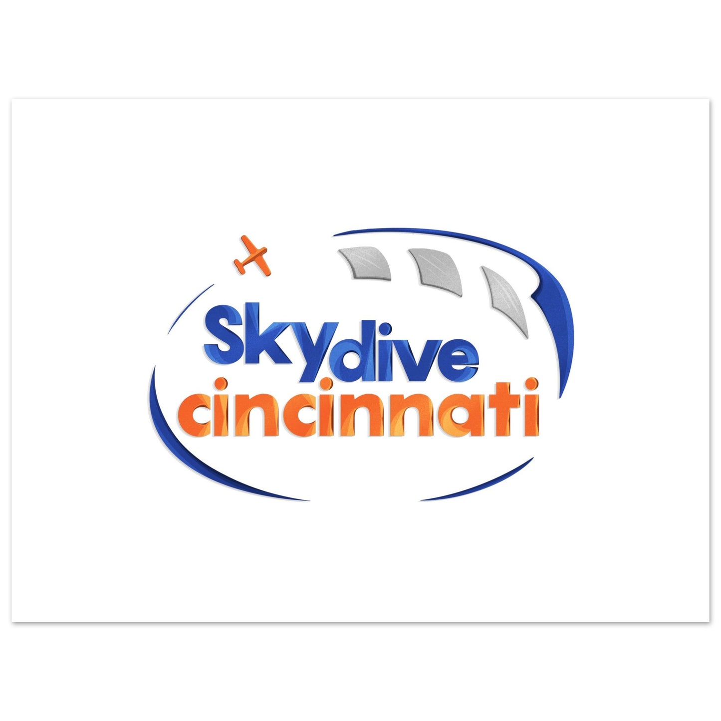 Skydive Cincinnati - Premium Matte Paper Poster
