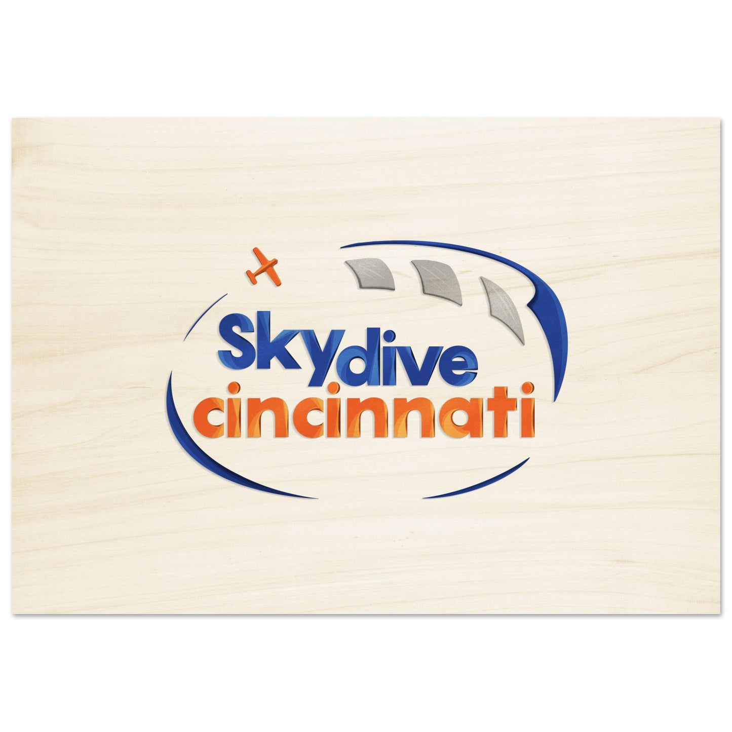 Skydive Cincinnati - Wood Prints