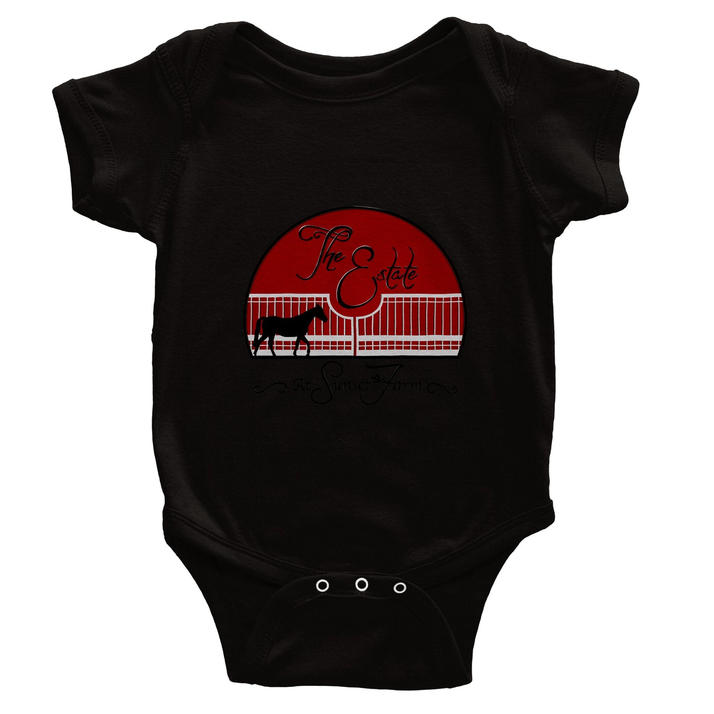 The Estate at Sunset Farms - Classic Baby Short Sleeve Bodysuit