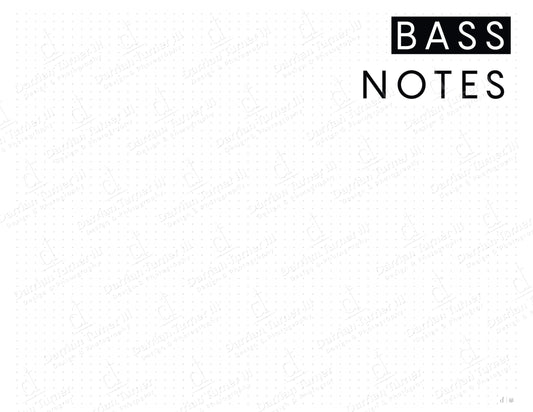 Bass Notes - Music Journal Series | *Great Gift for Music Lovers!*