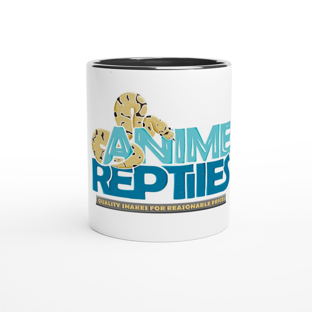 Anime Reptiles - White 11oz Ceramic Mug with Color Inside