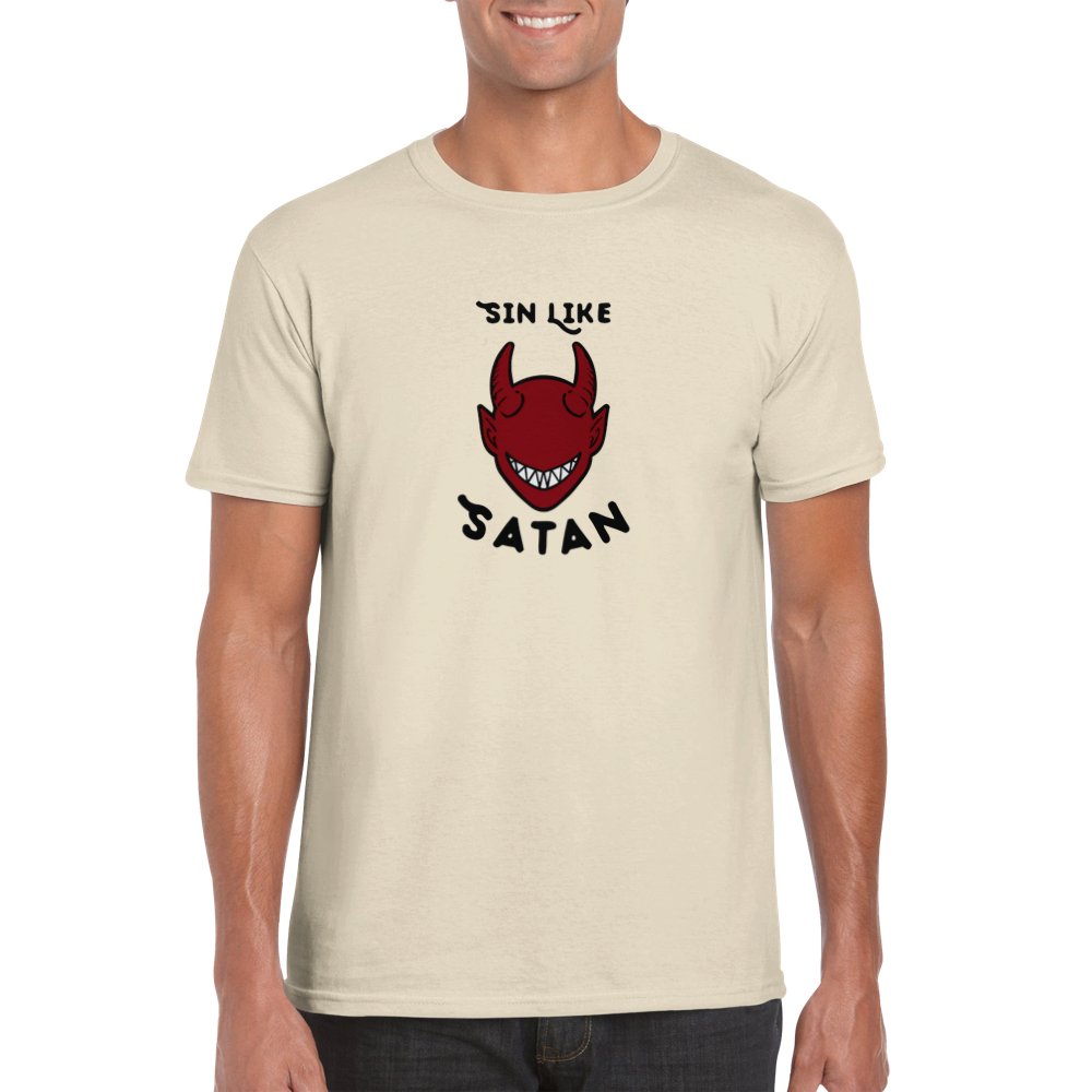 Sin Like Satan -- Classic Unisex Crewneck T-shirt