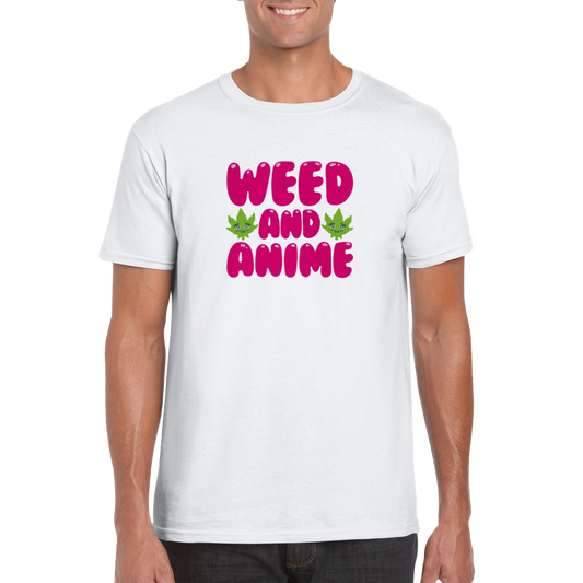 Weed and Anime -- Classic Unisex Crewneck T-shirt