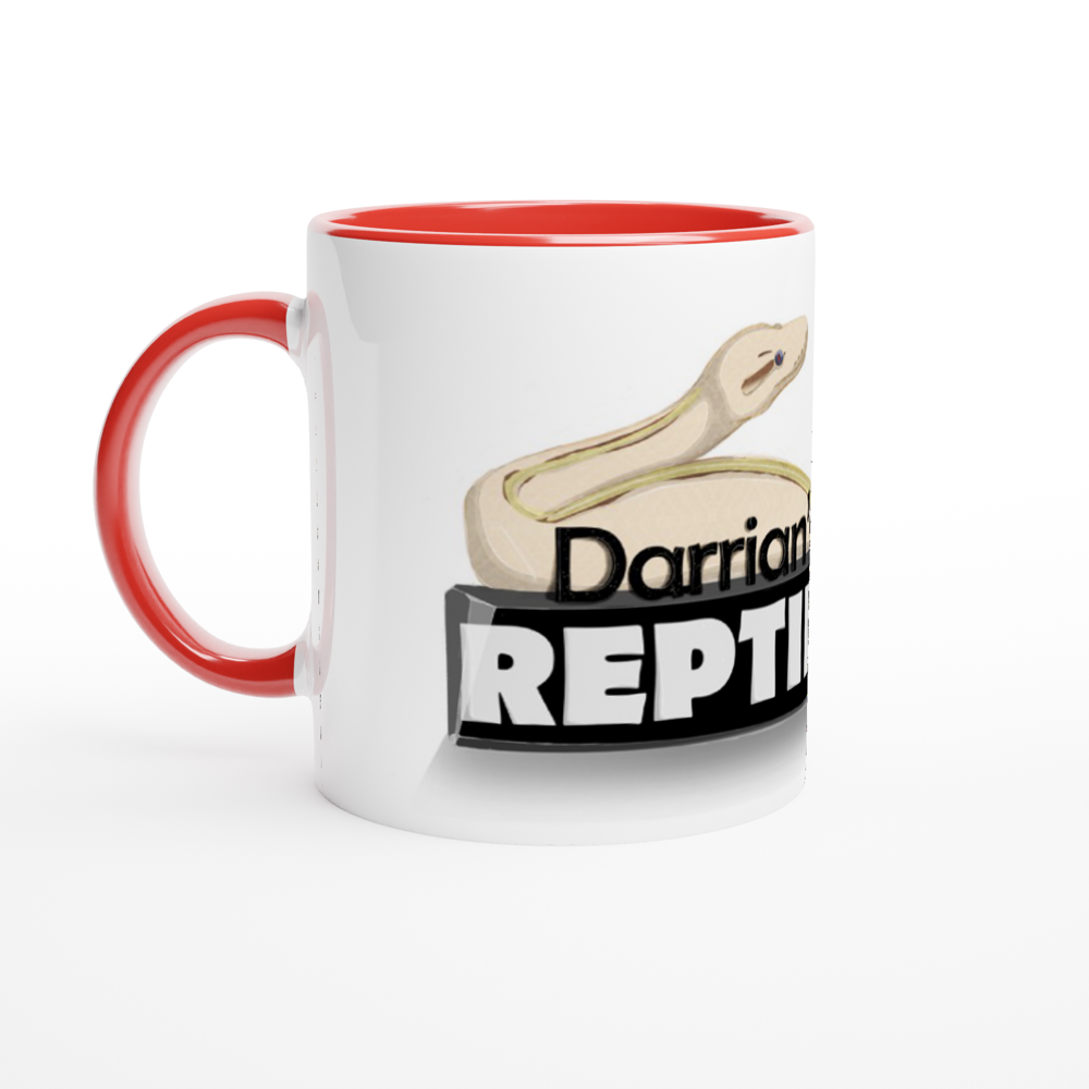 Darrian's Reptile Hub -  11oz Ceramic Mug with Color Inside