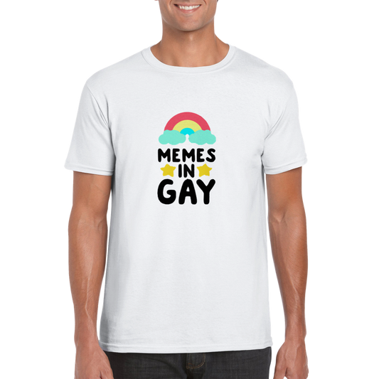 *Memes in Gay* -- Classic Unisex Crewneck T-shirt