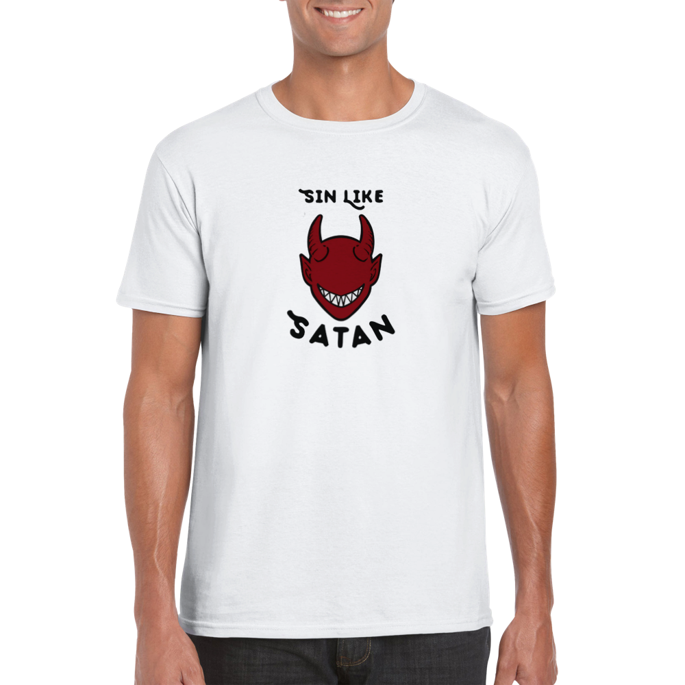 Sin Like Satan -- Classic Unisex Crewneck T-shirt