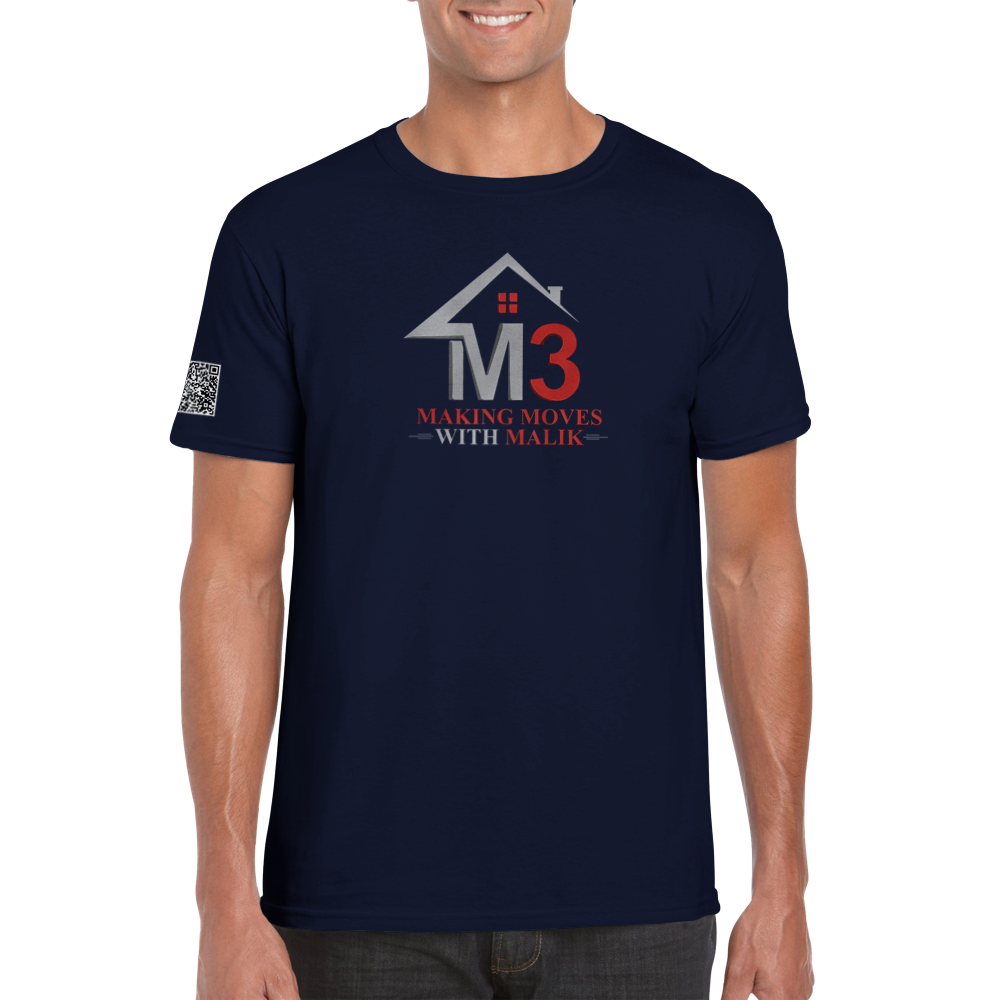 M3 Making Moves With Malik - (Custom Ink) Classic Unisex Crewneck T-shirt