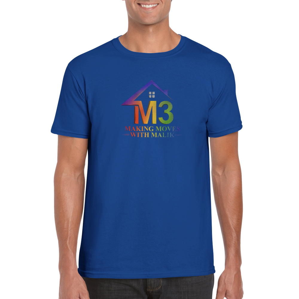 M3 - Making Moves with Malik (Rainbow) Classic Unisex Crewneck T-shirt