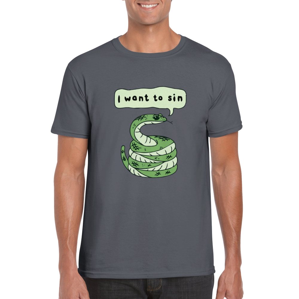I Want to Sin -- Classic Unisex Crewneck T-shirt