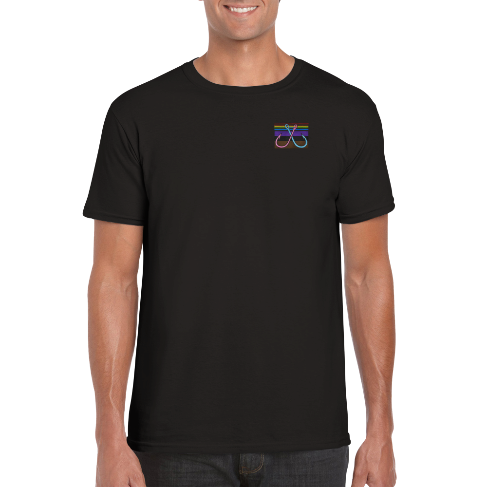Crossing Hooks (Rainbow) Classic Unisex Crewneck T-shirt