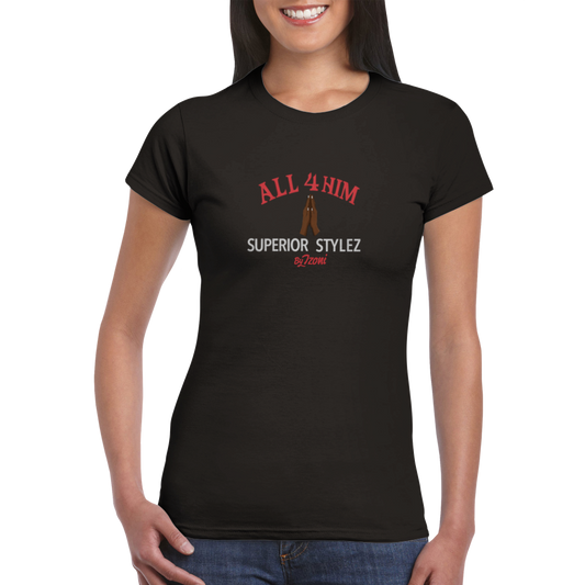 All 4 Him - Classic Womens Crewneck T-shirt (Light)