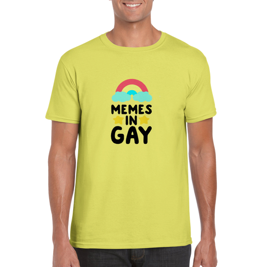 *Memes in Gay* -- Classic Unisex Crewneck T-shirt