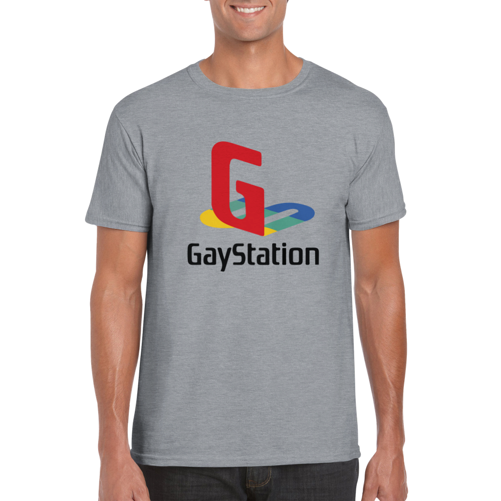 GayStation-Classic Unisex Crewneck T-shirt