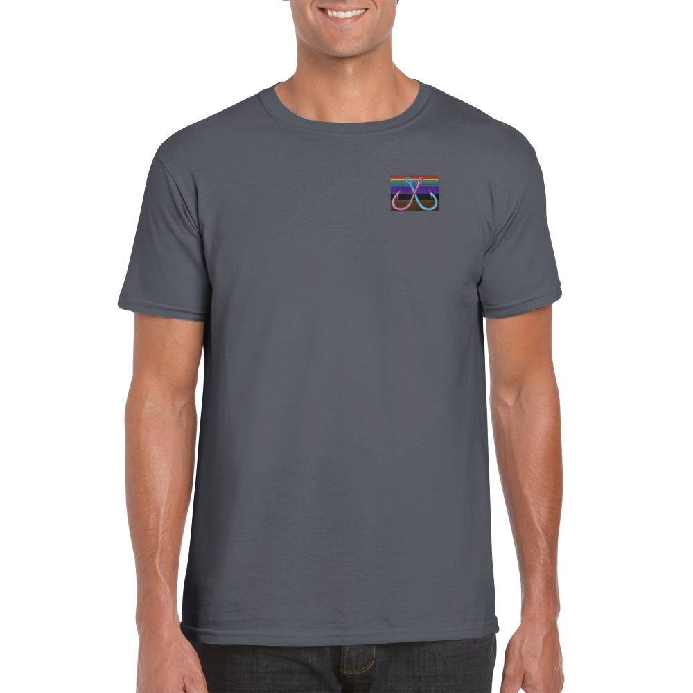 Crossing Hooks (Rainbow) Classic Unisex Crewneck T-shirt