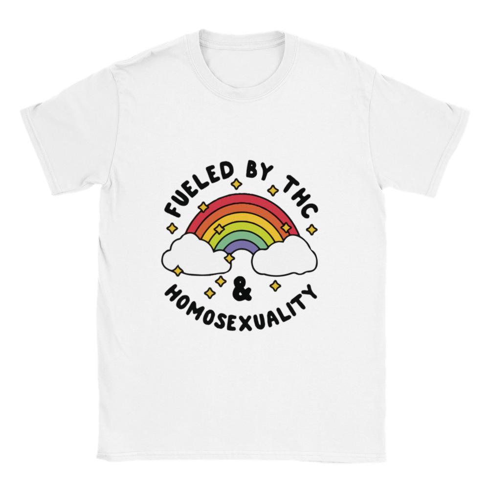Fueled By THC & Homosexuality -- Classic Unisex Crewneck T-shirt