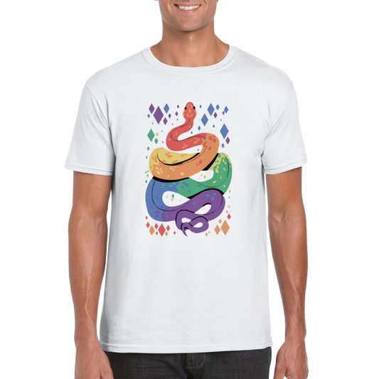 Rainbow Snake-Classic Unisex Crewneck T-shirt