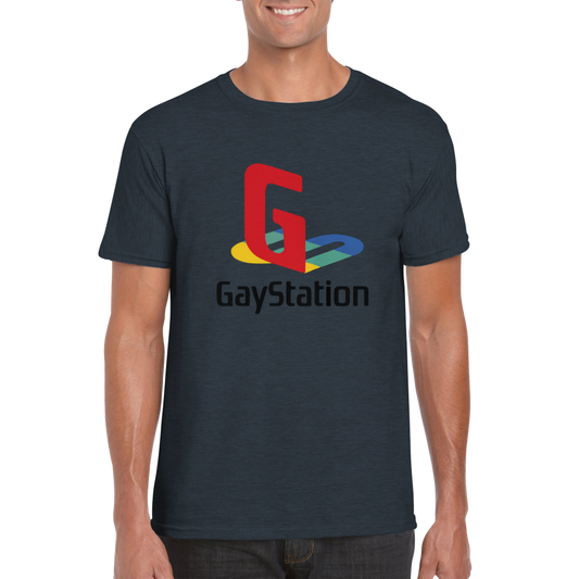 GayStation-Classic Unisex Crewneck T-shirt