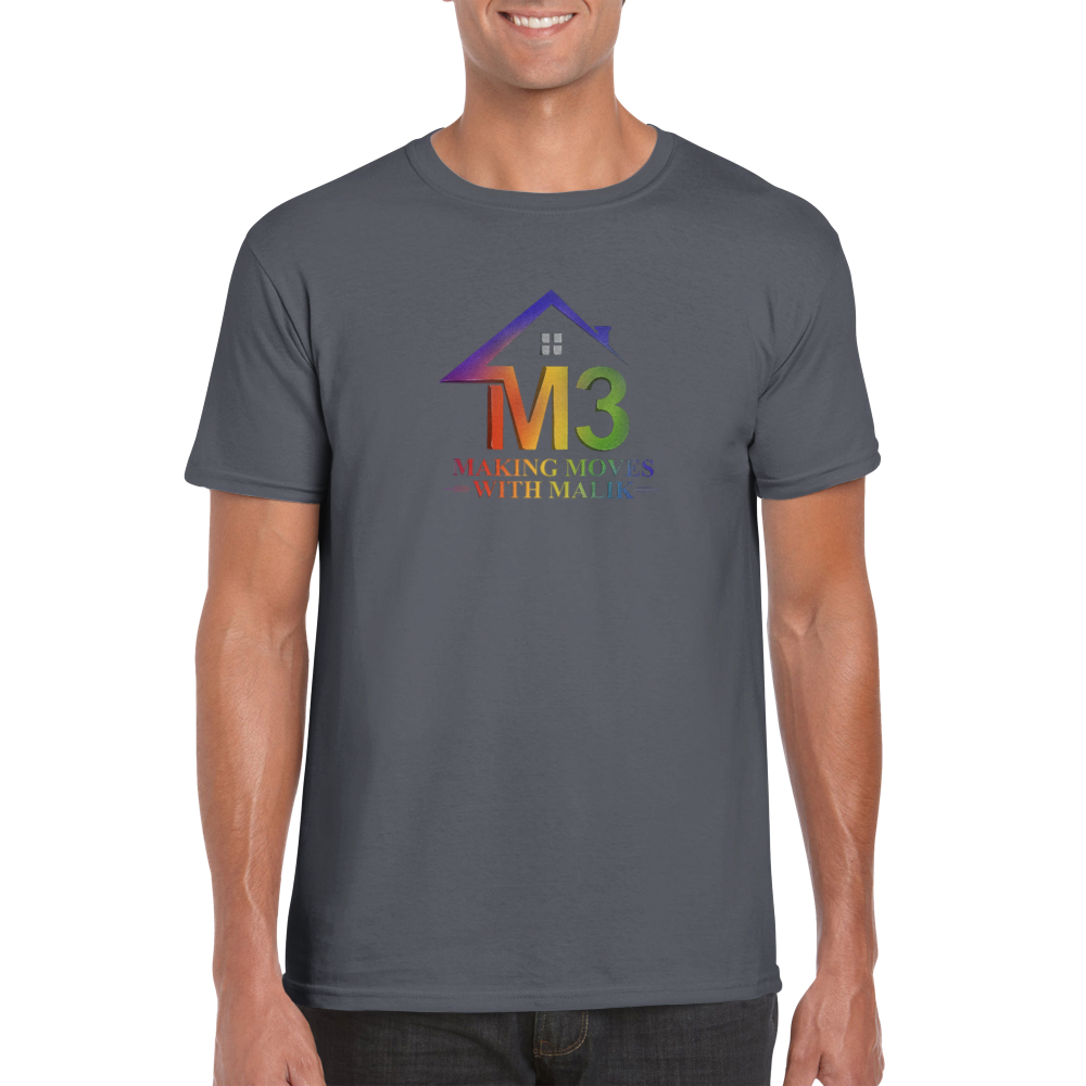 M3 - Making Moves with Malik (Rainbow) Classic Unisex Crewneck T-shirt